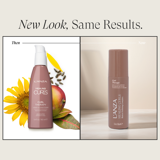 Image of model using Healing Curls Therapy product