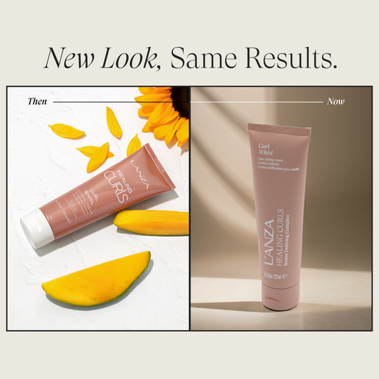 Image of model using Curl Whirl Defining Creme product