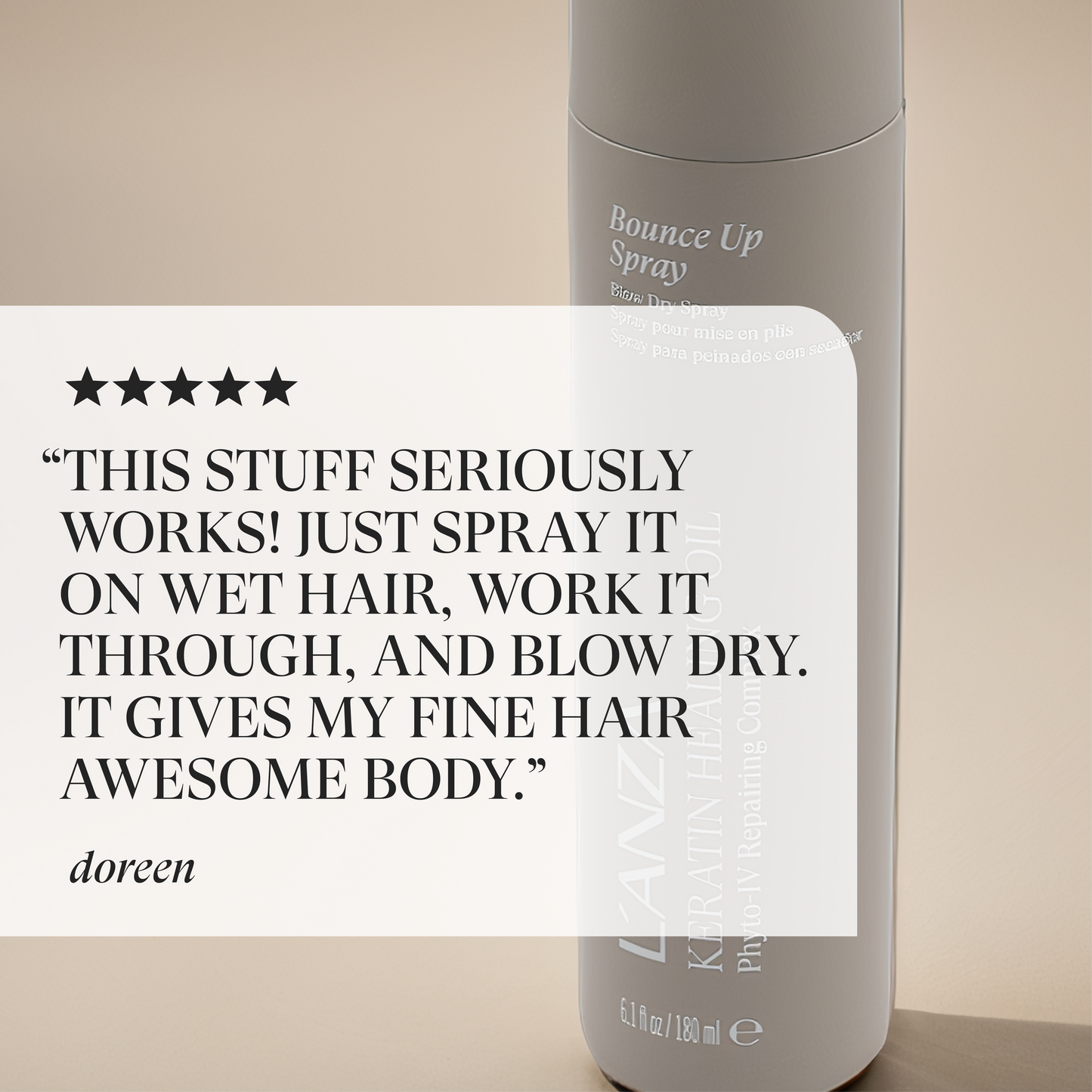 Keratin Healing Oil Bounce Up Spray