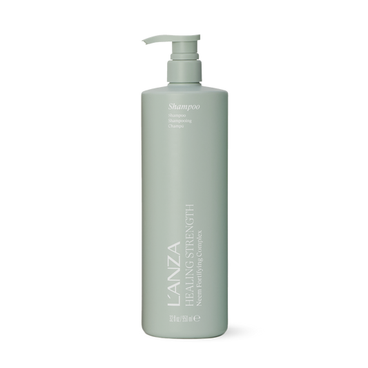 Image of model using Healing Strength Shampoo product