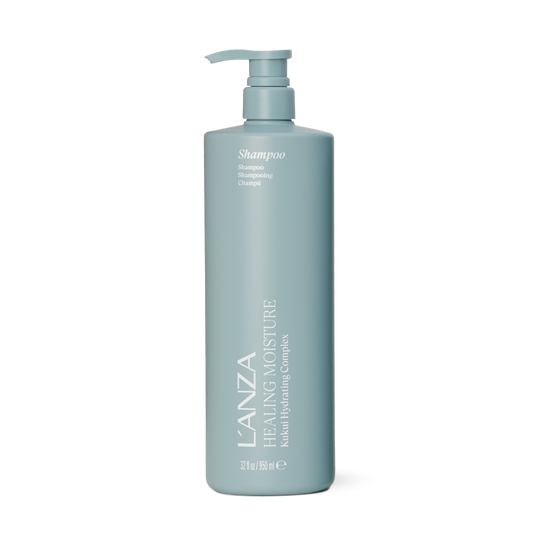 Image of model using Healing Moisture Shampoo product