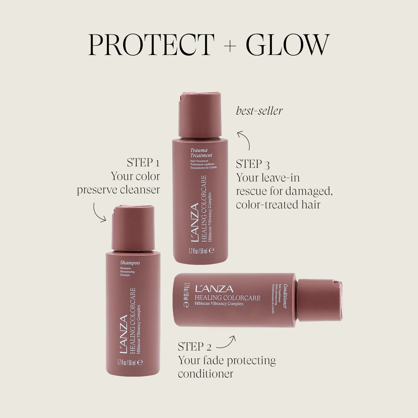 Healing ColorCare On-The-Glow Mini Trios