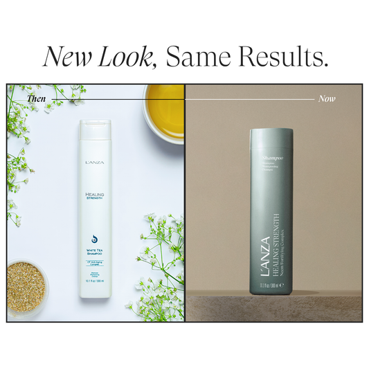 Image of model using White Tea Shampoo product
